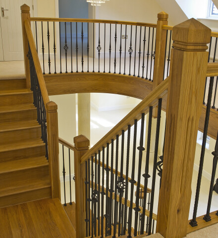 Staircases with Metal Balustrade