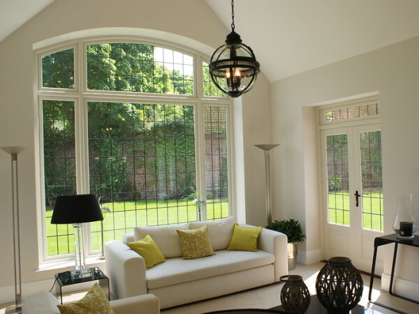 large living room casement window