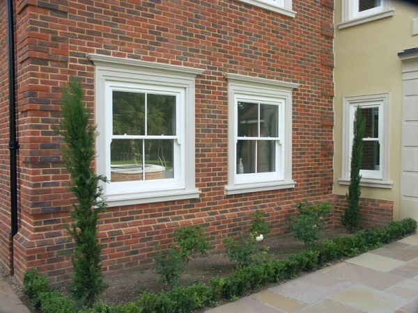 bespoke timber windows on a modern home