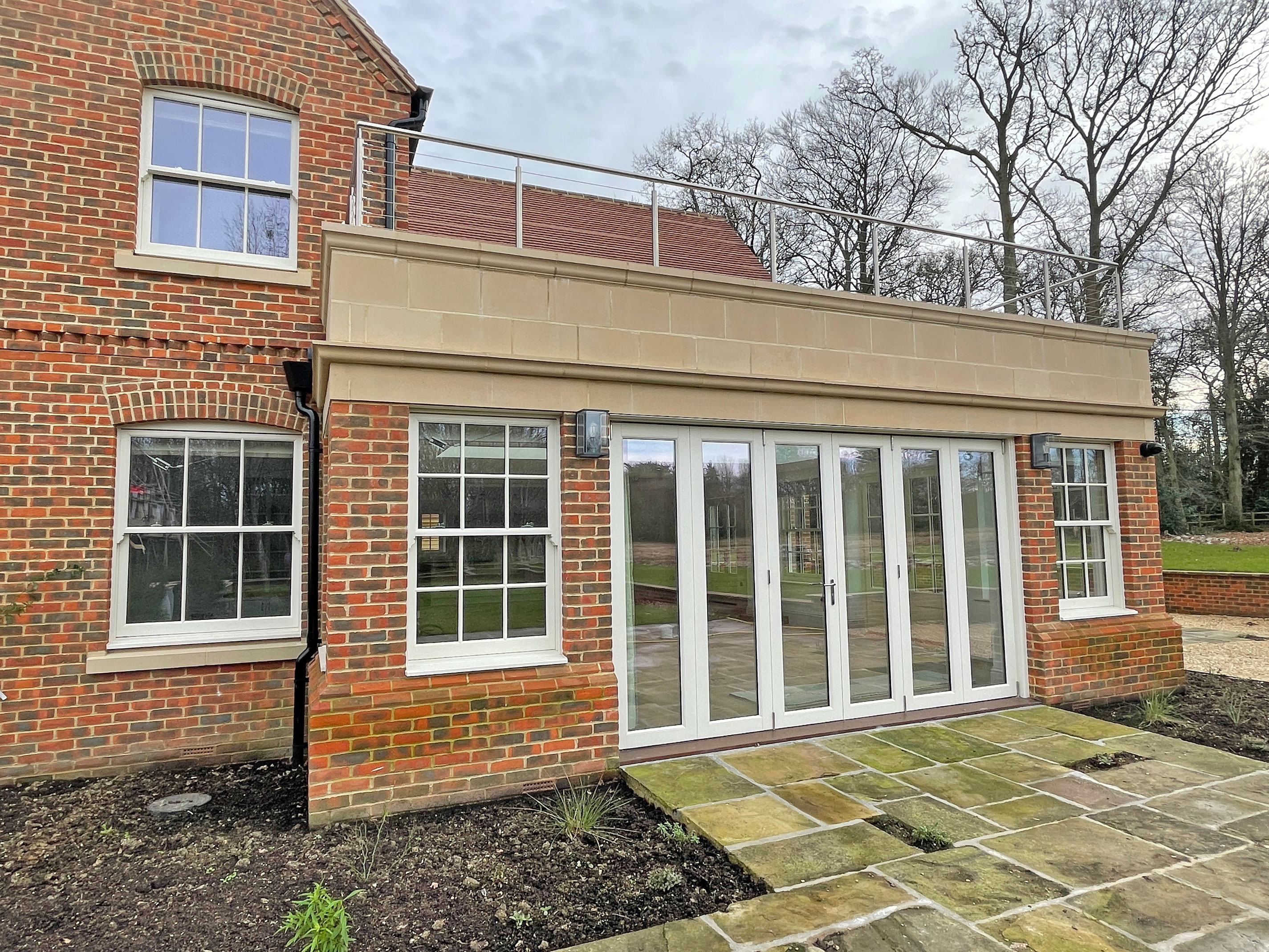 Property extension with Bi-Fold doors