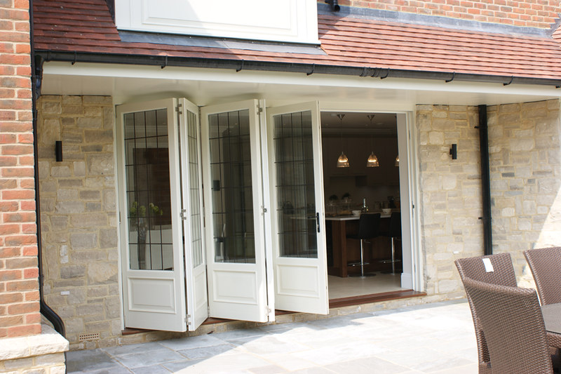 Sliding Bi-Fold doors opening