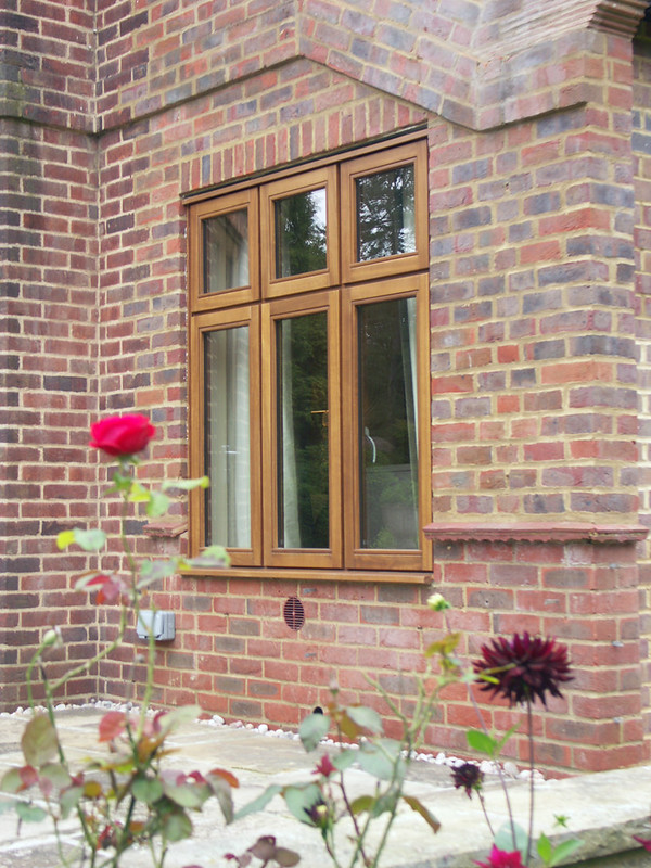 long rectangle timber windows