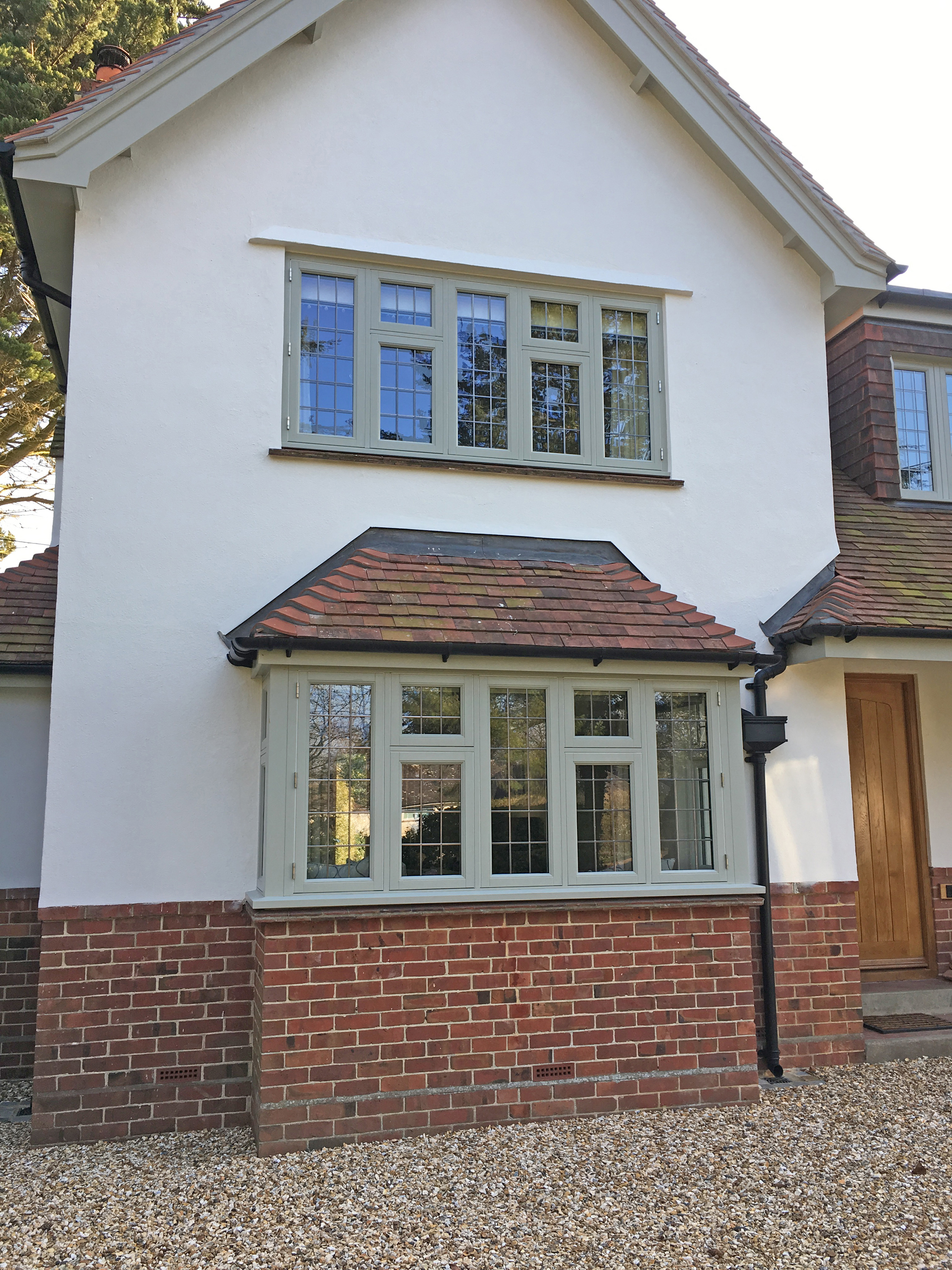 large square bay window