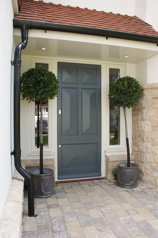 modern panelled front door